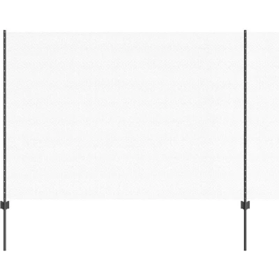 Image of vidaXL Fence Posts 10 pcs U Channel Grey 160 cm Steel