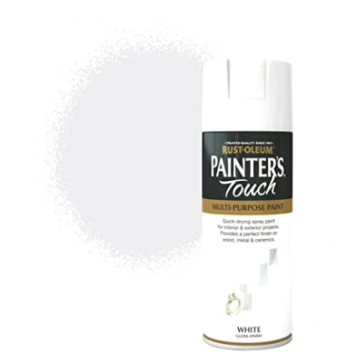 Image of Rust Oleum AE0040004E8 400ml Painter&#039;s Touch Spray Paint Gloss White
