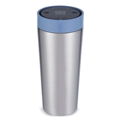 Image of Circular &amp; Co Thermal Stainless Steel Travel Mug 16oz/454ml Insulated Reusable Coffee Cup 100% Leakproof Lockable 6 Hours Hot/Cold Push Top, One Hand Open, 360 Drinking Tumbler