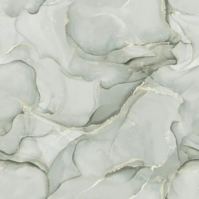 Image of Elysian Marble Green Wallpaper Modern Contemporary Metallic Gold Effect Trendy Stylish Feature Wall