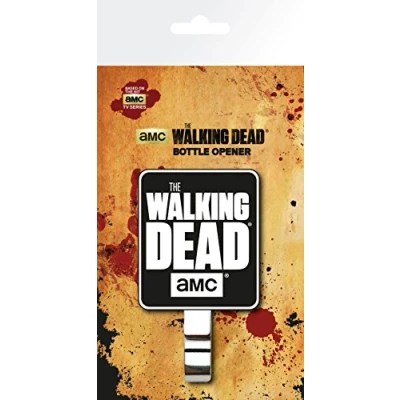Image of GB eye LTD, The Walking Dead, Logo, Bottle Opener, Metal, Multi Colour, 14 x 7 0.3 cm