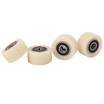 Image of Smart Machines 4 x Nylon Polyamide Wheels Diameter 40 mm Width 20 10 Bearings Precision Made in EU