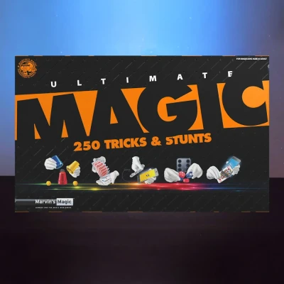 Image of Marvin&#039;s Magic 250 Tricks &amp; Stunts Kids Set Ultimate Illusions For Includes Interactive Tricks, Ups and Balls + Much More
