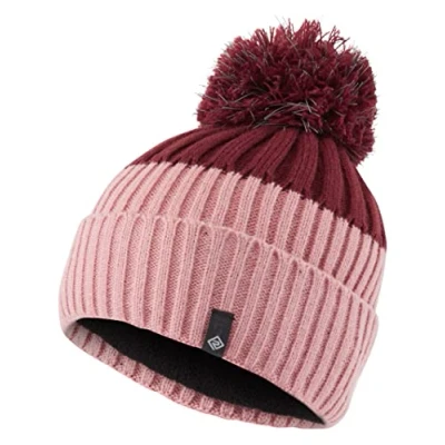 Image of Ronhill Running, Bobble Hat, Blush/Cabernet, O/S