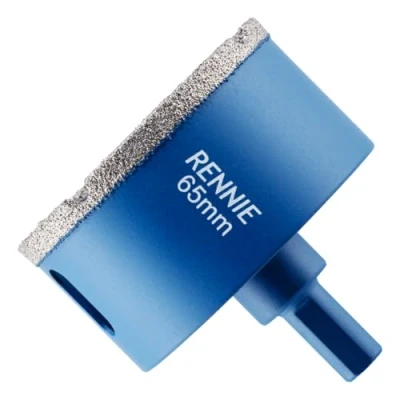 Image of 65mm Diamond Hole Saw Drill Bit With Tri Shank For Porcelain Tiles Ceramic Slate Stone Granite Marble Glass. Core Holesaw/Hole Cutter