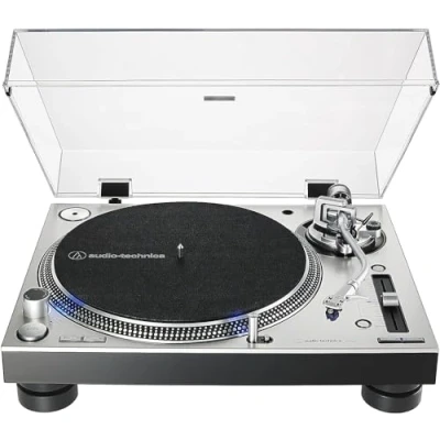 Image of Audio Technica LP140XPSVEUK Professional Direct Drive Manual Turntable Silver