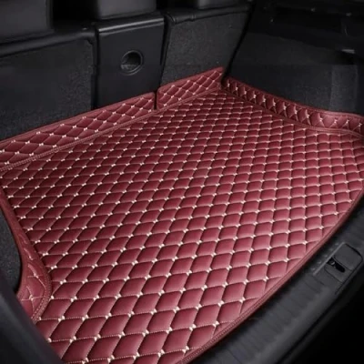 Image of HHGFTIY Car Boot Mats Trunk Mat,for Kia Sportage 2010 2015 Water Non Slip Anti Scratch Liner Guard Tray Rear Floor Mat Protector,A