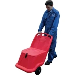 Image of Mobile Salt and Grit Bin Red 75L 412103