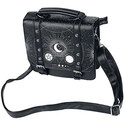 Image of Banned Apparel Pentagram Occult Eye Power Gothic Cosmic Small Satchel Handbag