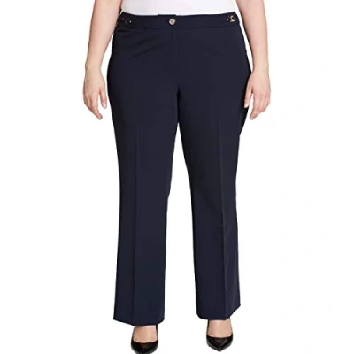 Image of Tommy Hilfiger Women&#039;s Solid Trouser Sportswear Pants, Sky Captain, 22 Plus