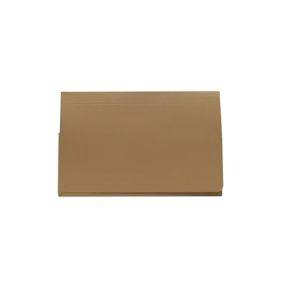 Image of Legal Filing Ref 715306 Full Flap Document Pocket Wallet, Box of 50, Made from 315gsm Strong Recycled Manilla, Will Hold A4 &amp; Foolscap Documents, 35 x 24 cm in Size, Buff