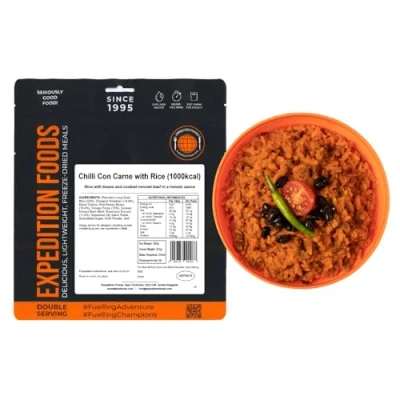 Image of Expedition Foods Chilli con Carne with Rice (1000kcal) Freeze Dried Meal