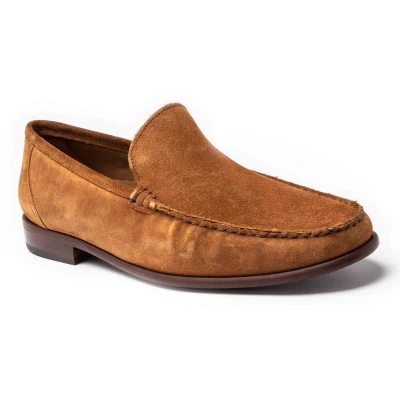 Image of Sole Mens Blinco Loafer Shoes Tan Suede Size UK 7