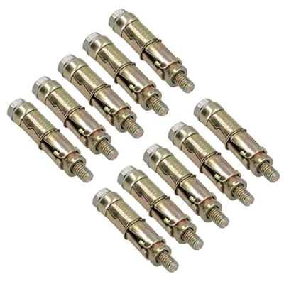 Image of M6 6mm x 50mm Expansion Rawl Bolt for Masonry Sleeve Anchors Fastener 10pk
