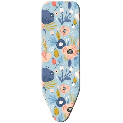 Image of Minky Exclusive 97cm x 33cm Replacement Ironing Board Cover, for Small Boards, Cover Black &amp; White, Washing Machine Safe, Made in the UK