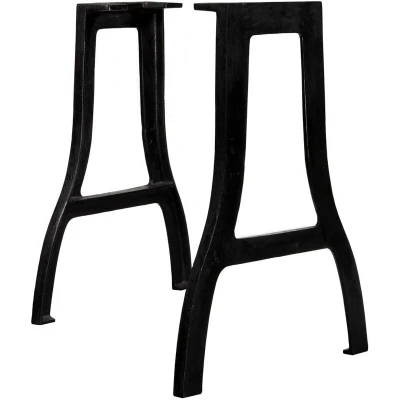 Image of vidaXL Dining Table Legs 2 pcs A Frame Cast Iron