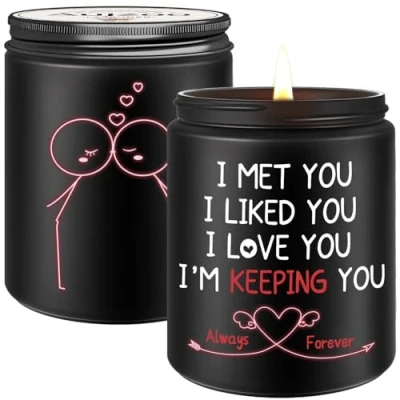 Image of Couple Gifts Valentines Day for Boyfriend, Girlfriend,Him,Her,Romantic Anniversary Wife,Husband,Birthday Christmas Lavender