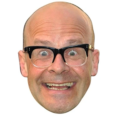 Image of FoxyPrinting HARRY HILL JB Funny Comedian Fancy Dress Cardboard Celebrity Party Face Mask