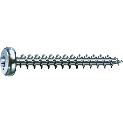 Image of SPAX Universalschraube, 4,5 x 40 mm, 500 Pieces, T STAR plus, half round head, full thread, 4CUT, WIROX A3J, 0201010450405