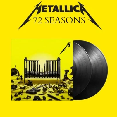 Image of Metallica 72 Seasons Midnight Purple vinyl Sealed 2023 UK 2 LP set BLCKND055 1I