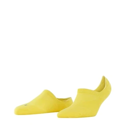 Image of FALKE Women&#039;s Cool Kick Invisible W In Soft Breathable Quick Drying No Show Plain 1 Pair Liner Socks, Yellow Sunshine 1330, 2.5 3.5