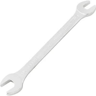 Image of Kennedy Metric Open Ended Spanner, Double End, Chrome Vanadium Steel, 13mm x 15mm