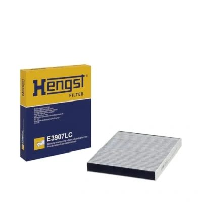 Image of 1808020 Pollen Filter HENGST E3907LC Activated Carbon 240mm 205mm 31mm VAUXHALL: Astra Mk7 Kombi, Insignia Mk1, Mk6