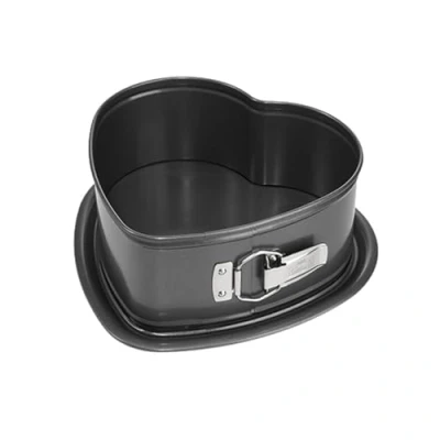 Image of RBV Birkmann Easy Baking 881501 Heart Shaped Springform Cake Tin 22 cm Carbon Steel