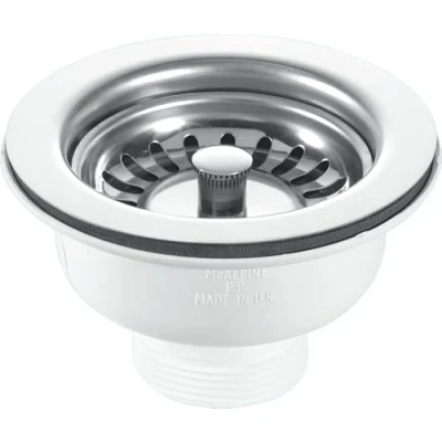 Image of McAlpine 1 1/2� Basket Strainer Waste Clicker BSWCLS