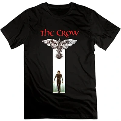 Image of The Crow Movie Poster T Shirt Black Men Unisex Tee L