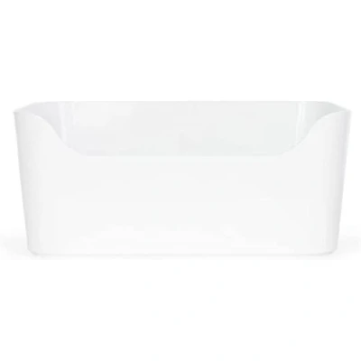 Image of Ikea VARIERA Box, high gloss white 34x24 cm