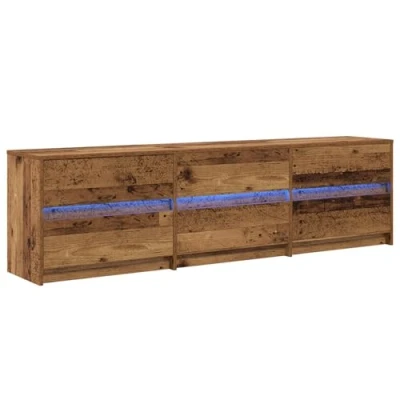 Image of vidaXL TV Cabinet Other Old wood Engineered and Particle board