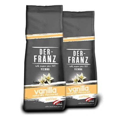 Image of Der Franz Coffee, flavoured with Vanilla, ground, 2 x 500 g