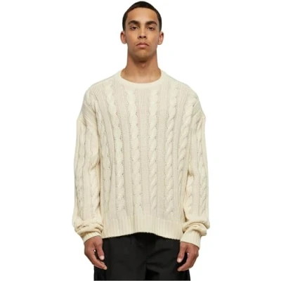 Image of Urban Classics Men&#039;s Boxy Sweater Sweatshirt, Sand, 3XL