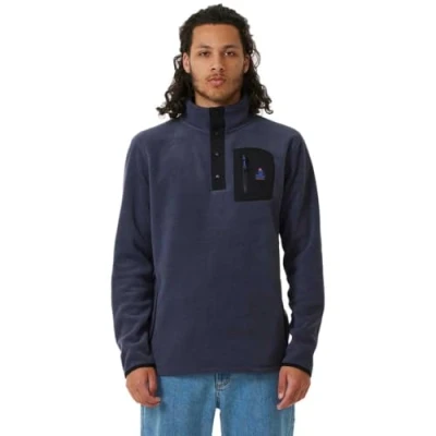 Image of Rip Curl Search Polar CREW Unisex Fleece jumper, Size: XL, Purple night