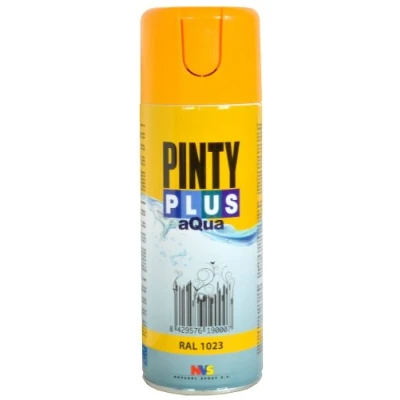 Image of 578 Pinty Plus aQua Gloss 400ml (520cc) Traffic Yellow RAL 1023