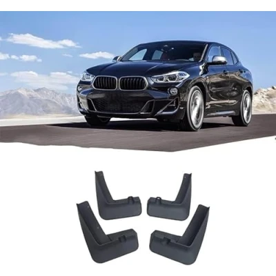 Image of 4Pcs Car Mud Flaps for BMW X2 F39 2018 2022, Front Rear Mudguards Splash Guards Fender Splashproof Waterproof Styling Body Fittings Parts