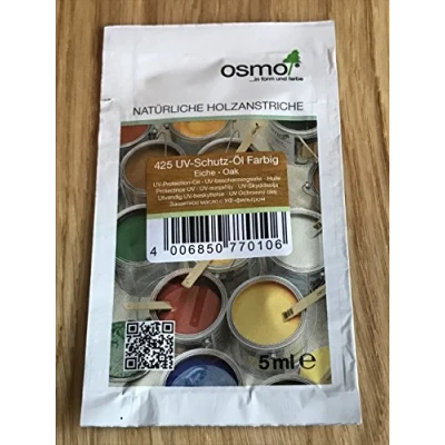 Image of Osmo UV Protection Oil Exterior 5ml Sample Sachet (Oak 425)
