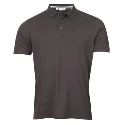 Image of Calvin Klein Mens North Coast Polo Shirt Charcoal XXL