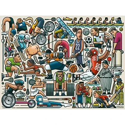 Image of Ravensburger Athletic Fit 750 Piece Jigsaw Puzzle for Adults &amp; Kids Age 12 Years Up