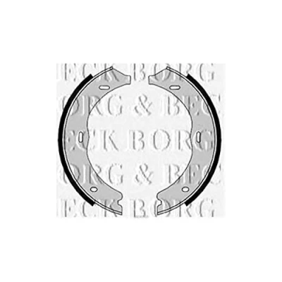 Image of Borg &amp; Beck Brake Shoes Fits: Mercedes Viano 01/04