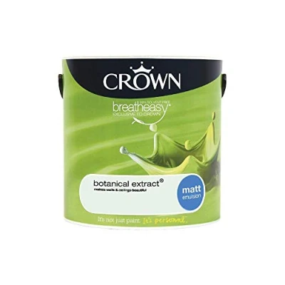 Image of Crown Breatheasy Emulsion Paint Matt Botanical Extract 2.5L