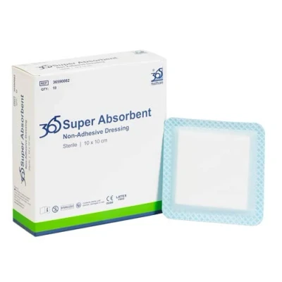 Image of 365 Super Absorbent Dressing 10 x cm Pack of (Ref 36590082)