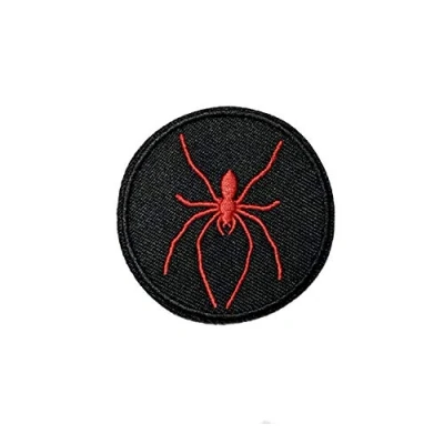 Image of Red Spider Iron On Sew Cosplay Embroidered Biker Patch