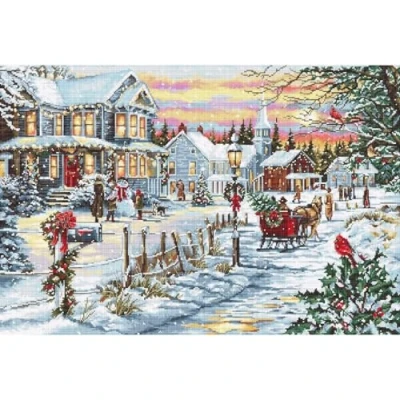 Image of Lucas Cross Stitch Set, Cotton, Multicoloured, 30 x 23 cm