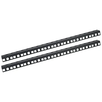 Image of HMF 66810 02 Rack Rail for Server Cabinets Pack of 2 10 Inch U Black