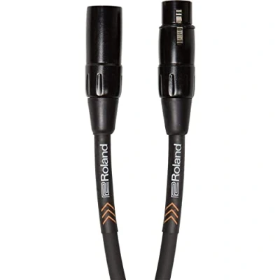 Image of Roland Black Series Balanced Microphone Cable, 10 Ft./3 M Rmc B10