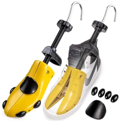Image of SULPO Pack of 2 Shoe Stretchers, Stretcher for Men and Women, Expander, Stretcher, Boot Wide Plus Horn, 1 Items, 38 40, A053_M