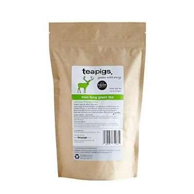 Image of Teapigs Mao Feng Green Tea Made With Whole Leaves (1 Pack of 200g Loose)