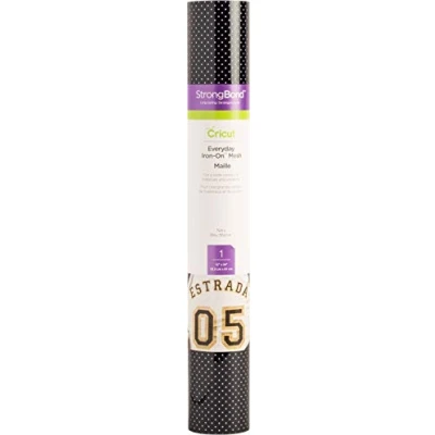 Image of Cricut Iron On Mesh Navy 61cm (24&quot;) Heat Transfer Vinyl Roll (HTV) for use Cutting Machines, One Size